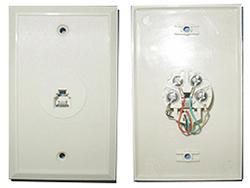 Toma telefónica de pared