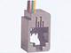 Conector telefónico hembra, con cable