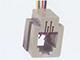 Conector telefónico hembra, con cable